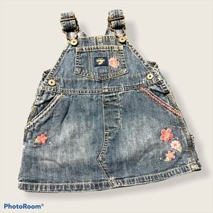 Oshkosh jean jumper, 3-6 months